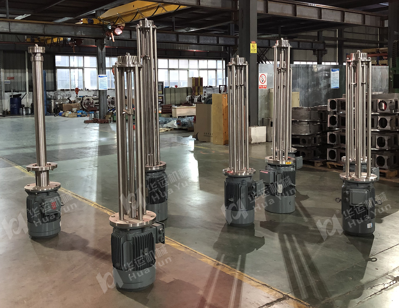 為某集團設(shè)計生產(chǎn)的乳化機制造完成