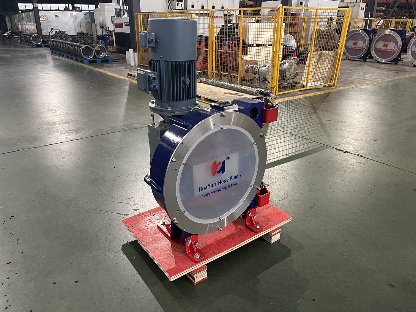 華運機械出口美國軟管泵制造完成，中國智造叩響北美市場大門